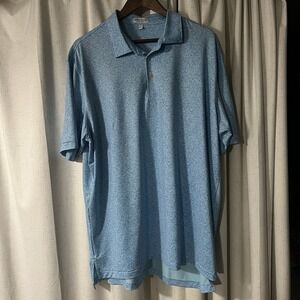 PETER MILLAR Summer Comfort Golf‎ Polo CADDYSHACK Tillis BLUE Swag XL